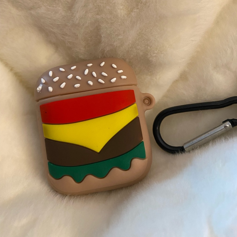 Cheeseburger AirPod 1/2 Case #174 - Picture 1 of 4